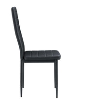 Sillas Comedor Maxi X2, Negro, con estructura en acero