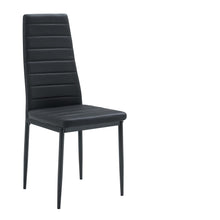 Sillas Comedor Maxi X2, Negro, con estructura en acero