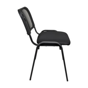 Silla Interlocutora, Negro, Con espaldar y diseño sencillo X2