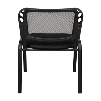 Silla Interlocutora, Negro, Con espaldar y diseño sencillo X2