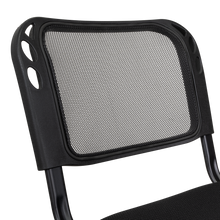 Silla Interlocutora, Negro, Con espaldar y diseño sencillo