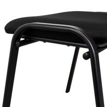 Silla Interlocutora, Negro, Con espaldar y diseño sencillo X4