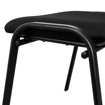 Silla Interlocutora, Negro, Con espaldar y diseño sencillo X2