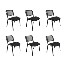 Silla Interlocutora, Negro, Con espaldar y diseño sencillo X6