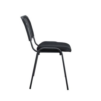 Silla Interlocutora, Negro, Con espaldar y diseño sencillo x5
