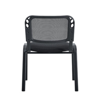Silla Interlocutora, Negro, Con espaldar y diseño sencillo x5