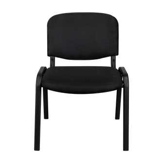 Silla Interlocutora, Negro, Con espaldar y diseño sencillo X4