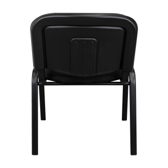 Silla Interlocutora, Negro, Con espaldar y diseño sencillo X4