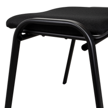 Silla Interlocutora, Negro, Con espaldar y diseño sencillo X4