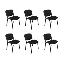 Silla Interlocutora, Negro, Con espaldar y diseño sencillo X6