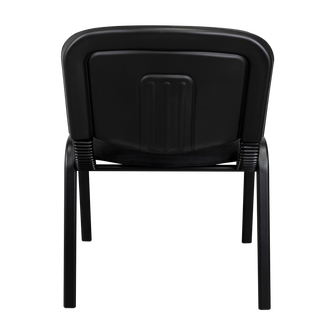 Silla Interlocutora, Negro, Con espaldar y diseño sencillo sin brazo X2