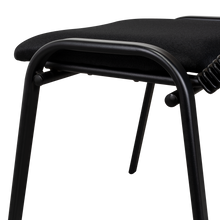 Silla Interlocutora, Negro, Con espaldar y diseño sencillo sin brazo