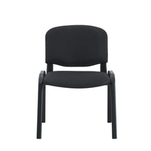 Silla Interlocutora, Negro, Con espaldar y diseño sencillo sin brazo paño x5