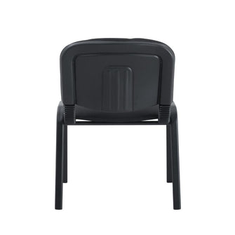 Silla Interlocutora, Negro, Con espaldar y diseño sencillo sin brazo paño x5
