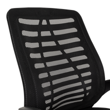 Silla de Escritorio Liz, Negro, cuenta con brazos y espaldar