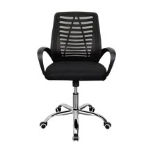 Silla de Escritorio Liz, Negro, cuenta con brazos y espaldar