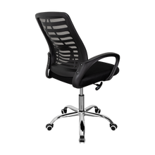 Silla de Escritorio Liz, Negro, cuenta con brazos y espaldar