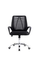 Silla de Escritorio Liz, Negro, cuenta con brazos y espaldar