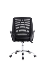 Silla de Escritorio Liz, Negro, cuenta con brazos y espaldar