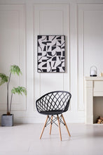 Silla Oasis con Brazos, Color Negro, con Espaldar