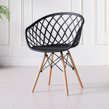 Silla Oasis con Brazos, Color Negro, Con espaldar