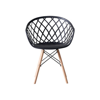 Silla Oasis con Brazos, Color Negro, Con espaldar X4