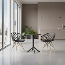 Silla Oasis con Brazos, Color Negro, Con espaldar X4