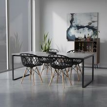 Silla Oasis con Brazos, Color Negro, Con espaldar