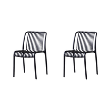 Silla Terra, Color Negro, Con espaldar X2