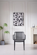 Silla Terra con Brazos, Color Negro, Con espaldar X2