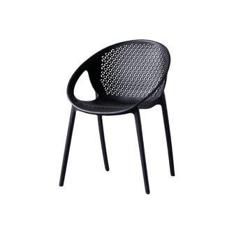 Silla Selva Con Brazos, Color Negro, Con espaldar X2