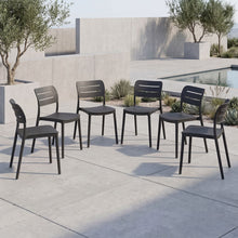 Silla Harriman, Negro, Con medio espaldar y diseño minimalista X6