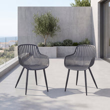 Silla Victoria, Negro, Con espaldar minimalista y diseño moderno X2