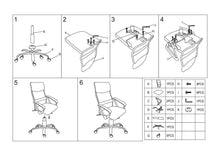 Silla Oficina X-50B, Wengue, con Cómodo Espaldar y Rodachines