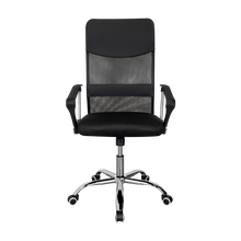Silla Oficina X-50B, Wengue, con Cómodo Espaldar y Rodachines