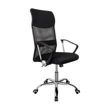 Silla Oficina X-50B, Wengue, con Cómodo Espaldar y Rodachines