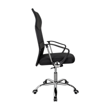 Silla Oficina X-50B, Wengue, con Cómodo Espaldar y Rodachines