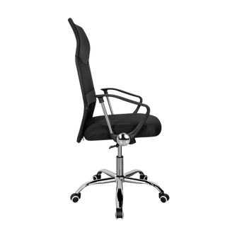 Silla Oficina X-50B, Wengue, con Cómodo Espaldar y Rodachines