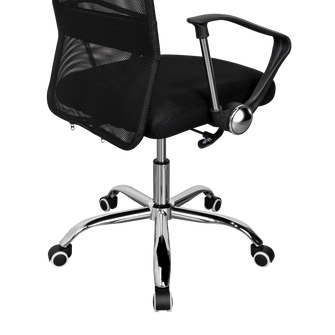 Silla Oficina X-50B, Wengue, con Cómodo Espaldar y Rodachines