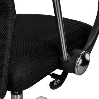 Silla Oficina X-50B, Wengue, con Cómodo Espaldar y Rodachines