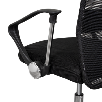 Silla Oficina X-50B, Wengue, con Cómodo Espaldar y Rodachines