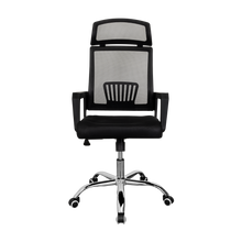 Silla Oficina X-57B, Wengue, con Cómodo Espaldar y Rodachines