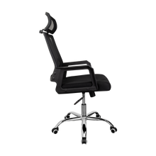 Silla Oficina X-57B, Wengue, con Cómodo Espaldar y Rodachines