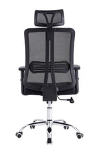 Silla Oficina X-123B, Wengue, con Cómodo Espaldar y Rodachines