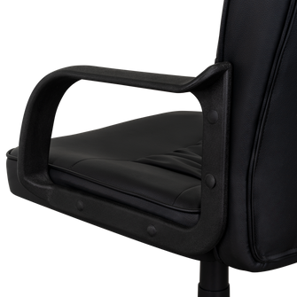 Silla Oficina X-69B, Wengue, con Cómodo Espaldar y Rodachines