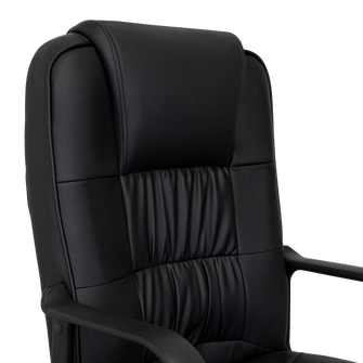 Silla Oficina X-69B, Wengue, con Cómodo Espaldar y Rodachines