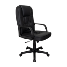 Silla Oficina X-69B, Wengue, con Cómodo Espaldar y Rodachines