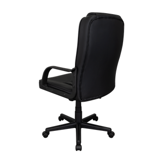 Silla Oficina X-69B, Wengue, con Cómodo Espaldar y Rodachines