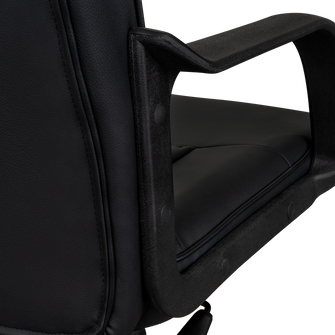 Silla Oficina X-69B, Wengue, con Cómodo Espaldar y Rodachines