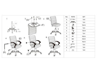 Combo Oficina Biri 2, Incluye Escritorio y Silla